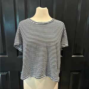 STATESIDE Striped Black and White Women's Top